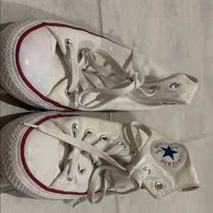 Converse White High-Top Sneakers Classic Design